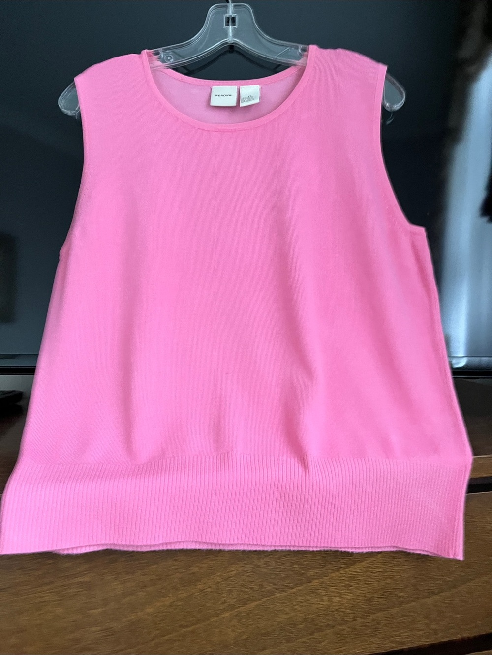 Merona Pink Sleeveless Knit Shell